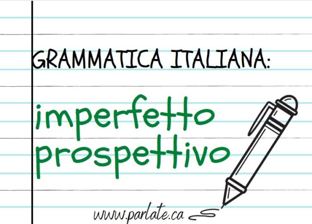 How to use the past tense imperfetto prospettivo in Italian - Italian ...